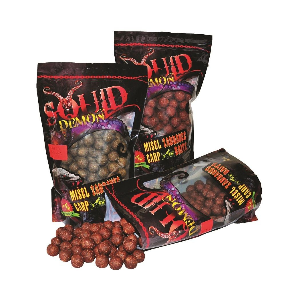 ZADRAVEC SQUID DEMON BOJLI 1KG SQUID-PEACH-BLACK PEPPER