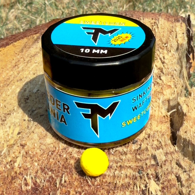 FEEDERMANIA SINKING WAFTERS 10MM SWEETCORN
