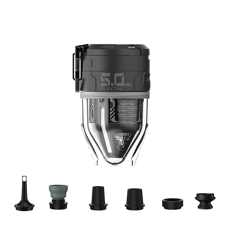 FLEXTAIL MAX PUMP 3 PUMPA + LÁMPA - FEKETE FLEXTAIL MAX PUMP 3 PUMPA + LÁMPA - FEKETE