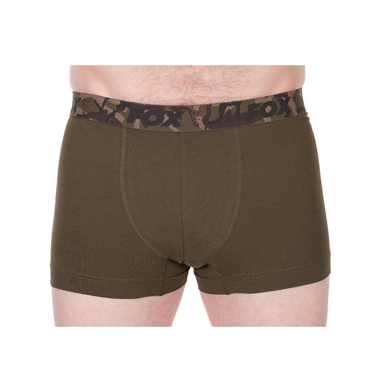 FOX BOXER SHORTS - KHAKI/BLACK XL