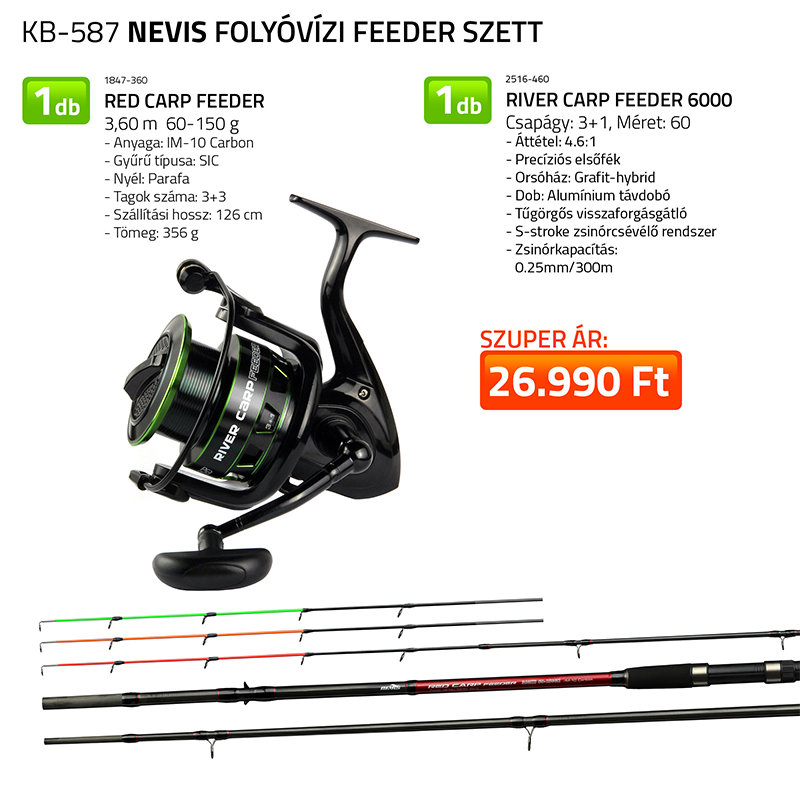 NEVIS FOLYÓVÍZI FEEDER SZETT (KB-587)
