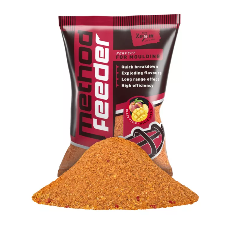 CARP ZOOM METHOD FEEDER ETETŐANYAG 1KG MANGÓ-BARACK