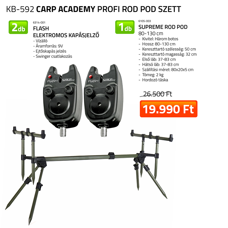 CARP ACADEMY PROFI ROD POD SZETT (KB-592) CARP ACADEMY PROFI ROD POD SZETT (KB-592)