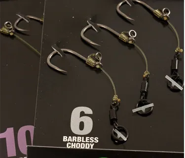 KORDA CHOD RIG LONG BARBED SIZE 4