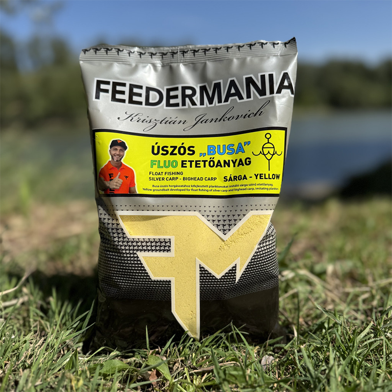 FEEDERMANIA ÚSZÓS BUSA FLUO ETETŐANYAG - SÁRGA