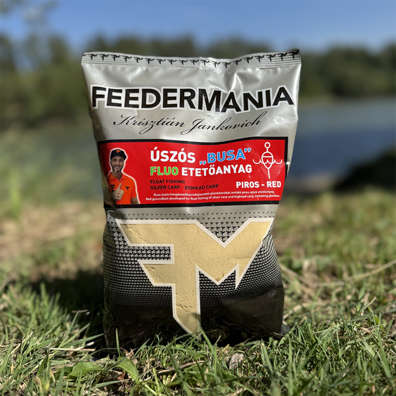 FEEDERMANIA ÚSZÓS BUSA FLUO ETETŐANYAG - PIROS