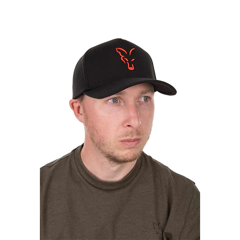 FOX COLLECTION BASEBALL CAP - BLACK/ORANGE