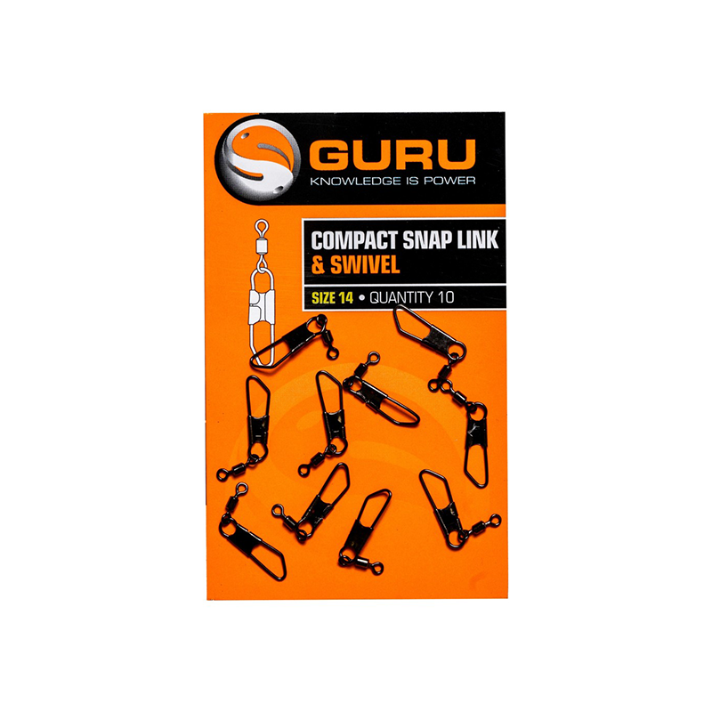 GURU COMPACT SIZE 14 SNAP LINK & SWIVEL