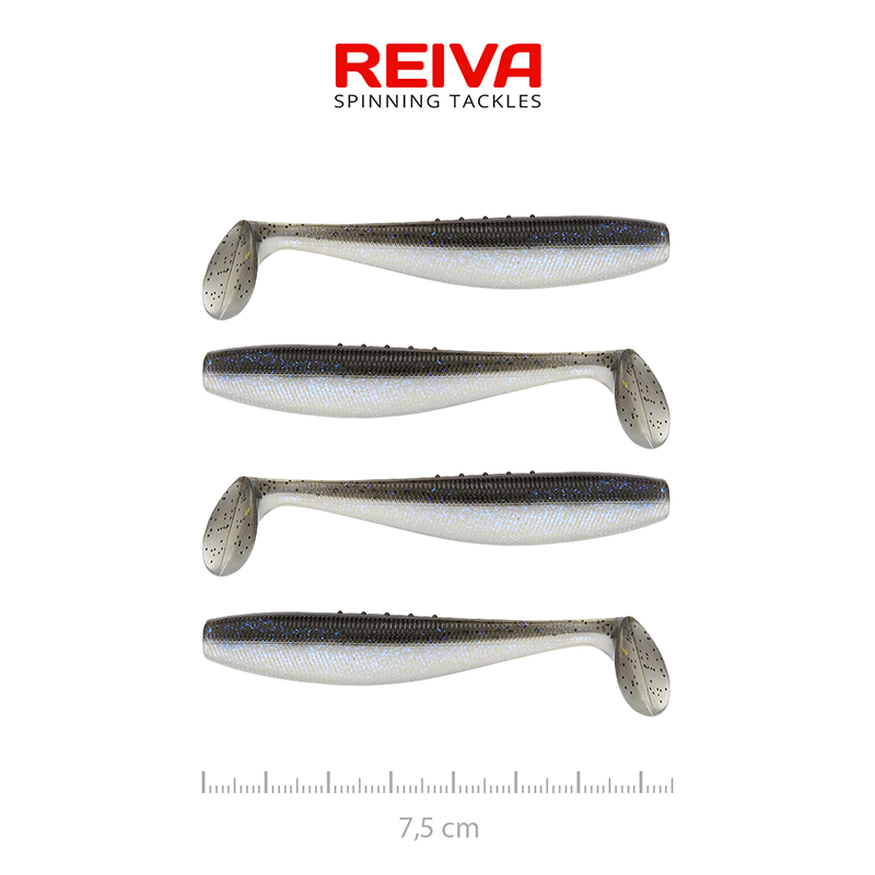 REIVA FLAT MINNOW SHAD 7.5CM MAGIC FISH