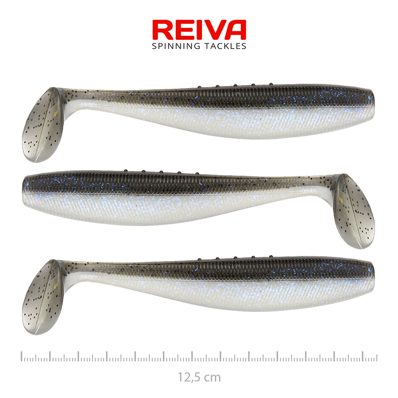 REIVA FLAT MINNOW SHAD 12.5CM MAGIC FISH