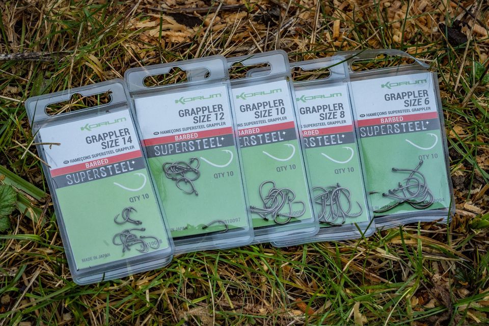 KORUM GRAPPLER HOOK SIZE 8 BARBED