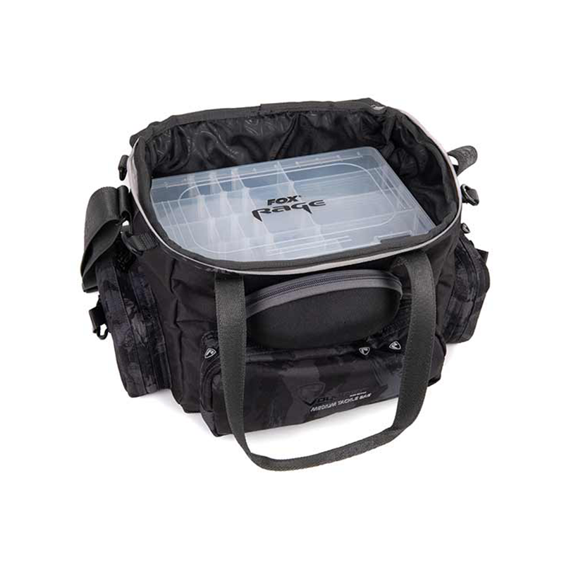 FOX RAGE CAMO VOYAGER MEDIUM TACKLE BAG