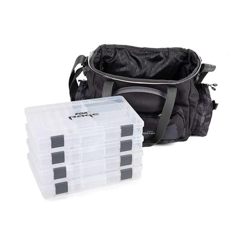 FOX RAGE CAMO VOYAGER MEDIUM TACKLE BAG