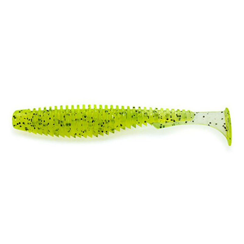 FISHUP U-SHAD 2" CHARTRAUSE/BLACK