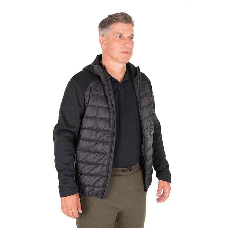 FOX COLLECTION HYBRID JACKET - BLACK/ORANGE XL