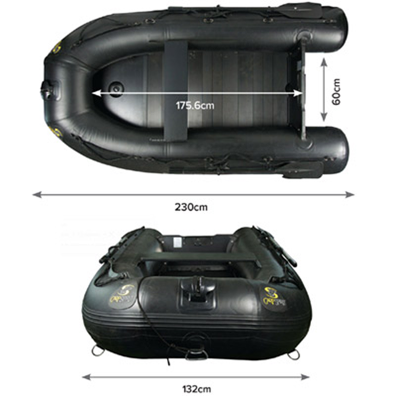 CARP SPIRIT BLACK BOAT ALU 230