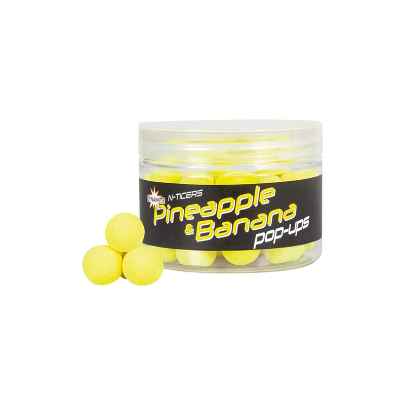 DYNAMITE BAITS N-TICERS PINEAPPLE & BANANA POP-UP 12MM