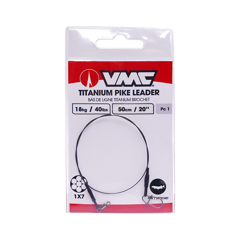 VMC TITANIUM PIKE LEADER 1x7 18KG 50CM