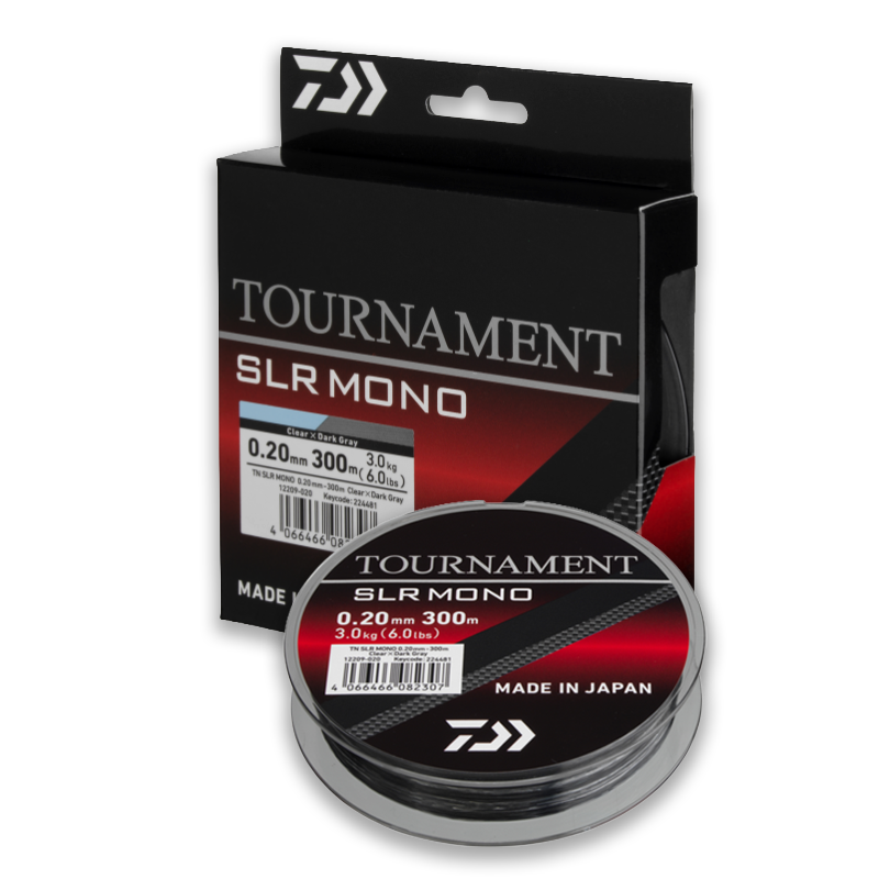 DAIWA TOURNAMENT SLR MONO 0.23MM 300M CLEAR - DGRY