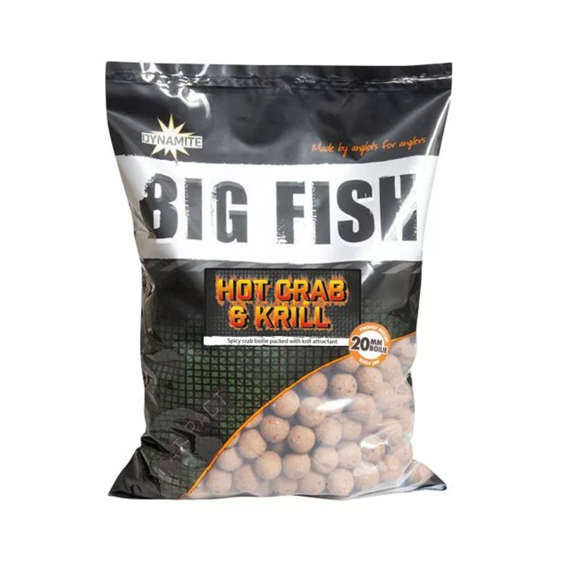 DYNAMITE BAITS BIG FISH HOT CRAB & KRILL 20MM 1,8KG