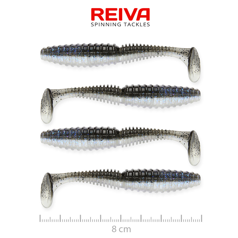 REIVA ZANDER POWER SHAD 8CM 4DB/CS. MAGIC FISH