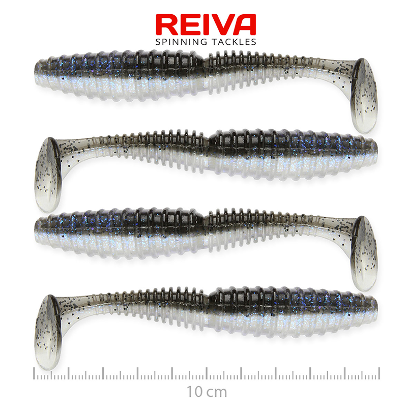 REIVA ZANDER POWER SHAD 10CM 4DB/CS. MAGIC FISH