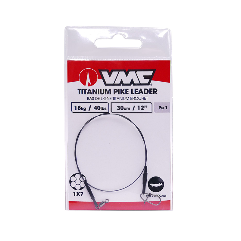 VMC TITANIUM PIKE LEADER 1x7 18KG 30CM
