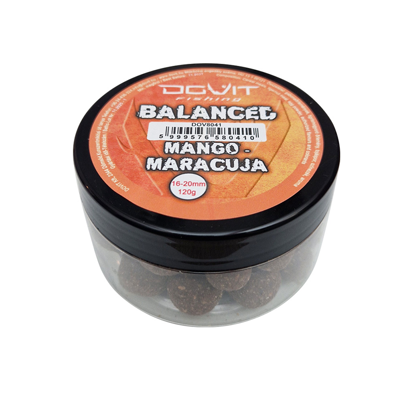 DOVIT DIPPELT BOJLI 16-20MM - MANGÓ-MARACUJA 140GR