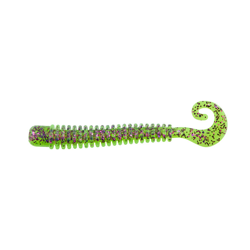 BALZER CURLY PADDLER 6,5CM PURPLE CHARTREUSE