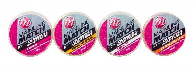 MAINLINE MATCH DUMBELL WAFTERS 10MM YELLOW PINEAPPLE