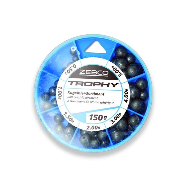 ZEBCO TROPHY GÖMBÓLOM KÉSZLET 0,5GR-5GR