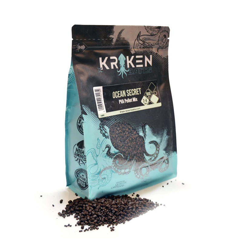 KRAKEN OCEAN SECRET PVA PELLET MIX 2-4MM 900GR