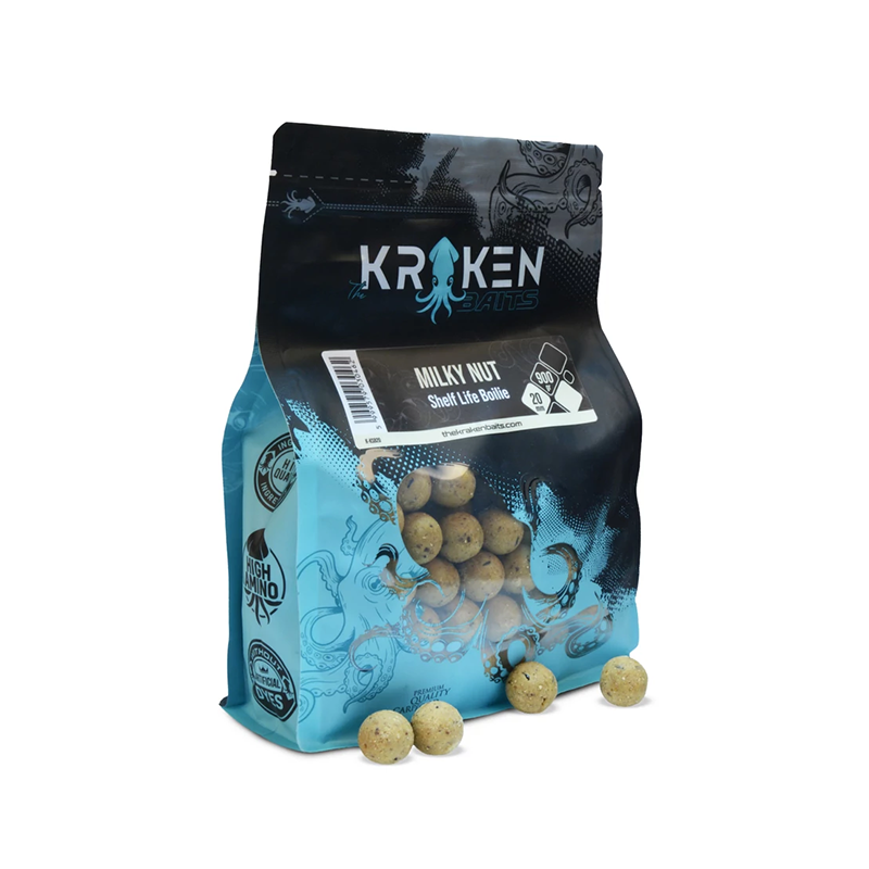 KRAKEN MILKY NUT SHELF LIFE BOILIE 24MM 900GR