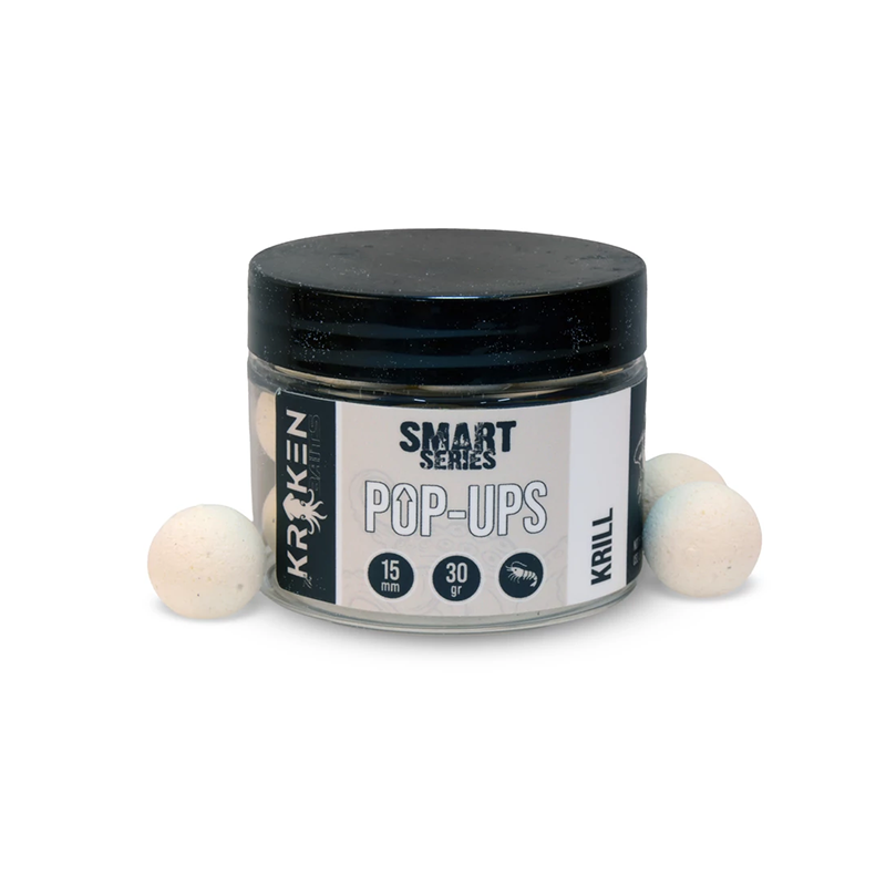 KRAKEN SMART SERIES KRILL FLUO WHITE POP UPS 15MM 30GR