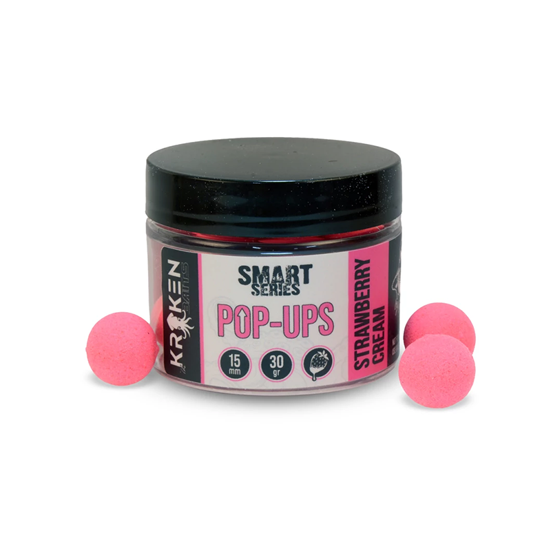 KRAKEN SMART SERIES STRAWBERRY CREAM FLUO PINK POP UPS 15MM 30GR