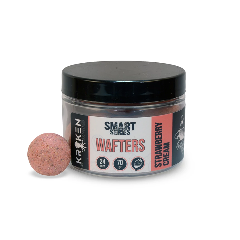 KRAKEN SMART SERIES STRAWBERRY CREAM WAFTERS 20MM 70GR