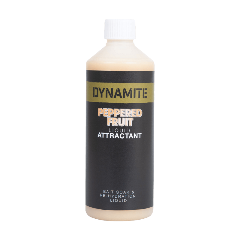 DYNAMITE BAITS PEPPERED FRUIT LIQUID ATTRACT 500ML