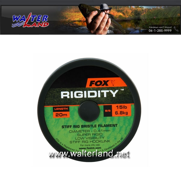 FOX Rigidity 15lb 0.47mm x20m