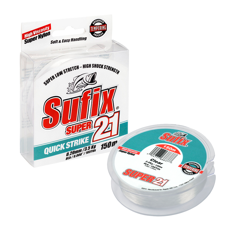 SUFIX SUPER 21 CLEAR 300M 0,28
