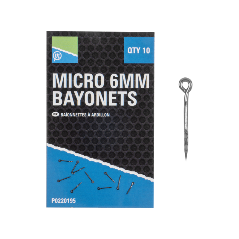 PRESTON MICRO 6MM BAYONETS