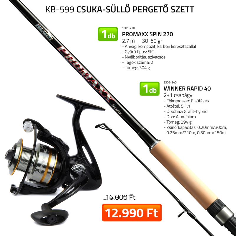 NEVIS CSUKA-SÜLLŐ PERGETŐ SZETT (KB-599)