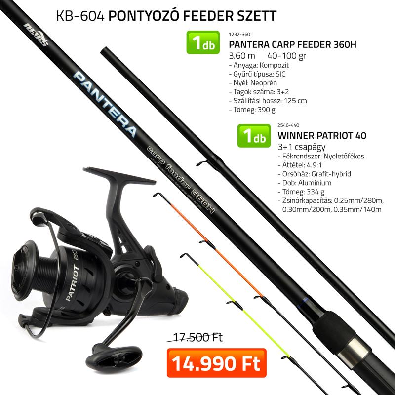 NEVIS PONTYOZÓ FEEDER SZETT (KB-604)