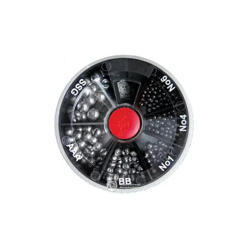 DINSMORES ÓLOMSZETT 6 COMPARTMENT- KEREK KÖZEPES