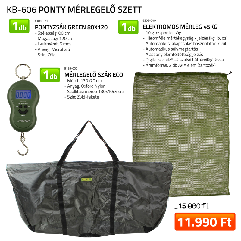 NEVIS PONTY MÉRLEGELŐ SZETT (KB-606)