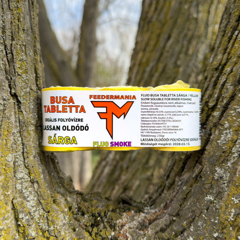 FEEDERMANIA FLUO BUSA TABLETTA LASSAN OLDÓDÓ - SÁRGA