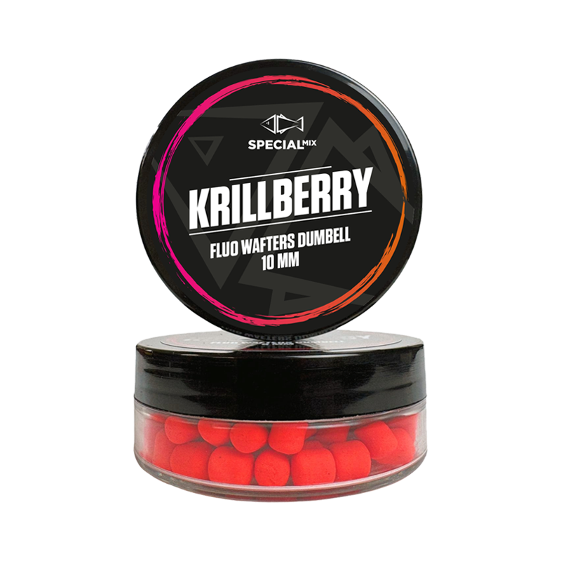 SPECIÁL MIX FLUO WAFTERS DUMBELL 10MM KRILLBERRY