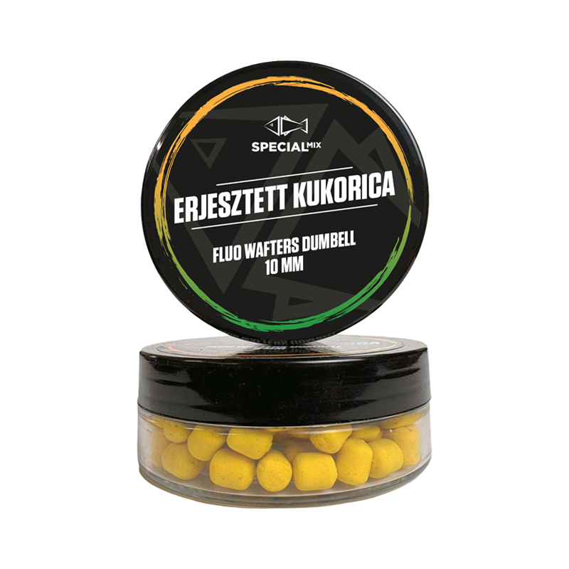 SPECIÁL MIX FLUO WAFTERS DUMBELL 10MM ERJESZETETT KUKORICA