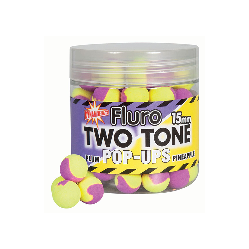 DYNAMITE BAITS POP-UP TWO TONE PLUM & PINEAPPLE 15MM
