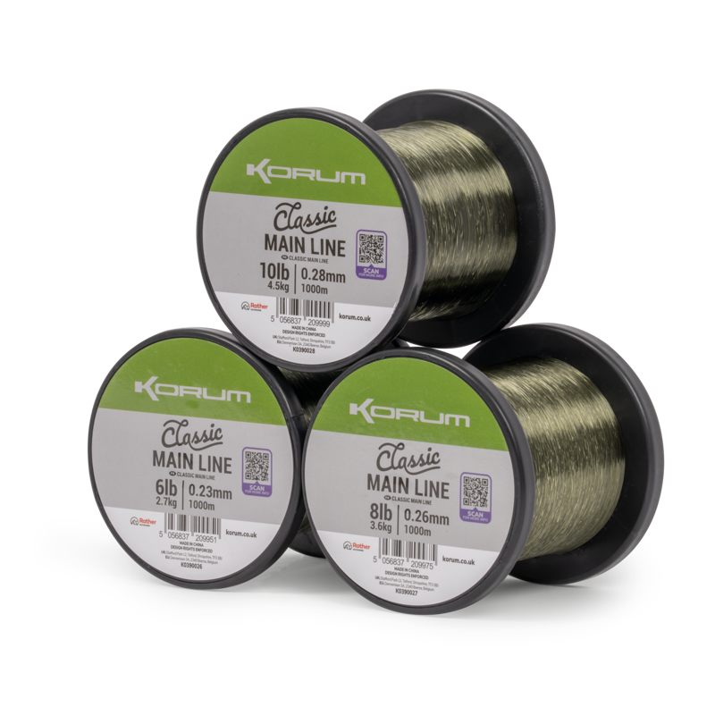 KORUM CLASSIC MAIN LINE 1000M 0,28MM