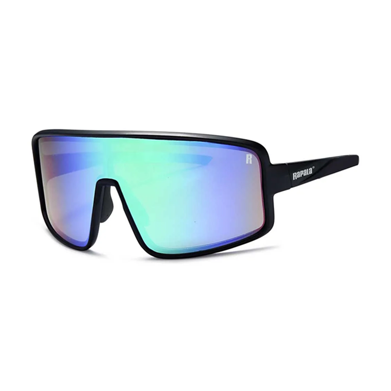 RAPALA SUNFISH BLACK GREEN MIRROR SUNGLASSES RA45C04
